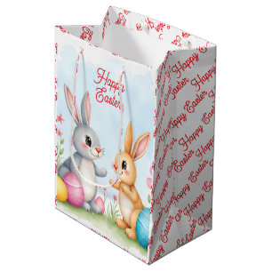 Schattige Mooie Paashaas Moderne Collectie Medium Cadeauzakje