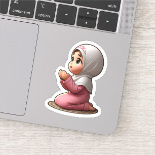 Schattige Motivatie islamitisch gebed voor islamit Sticker