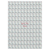 Schattige Mouse Sneeuwscène Wildlife met Kerstmis Tafelkleed (Voorkant)