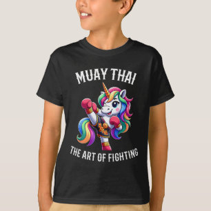 Schattige Muay Thai Eenhoorn - Kickboksen En Eenho T-shirt