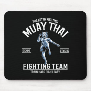 Schattige Muay Thai Eenhoorns Thais Boksen en Kick Muismat