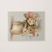 Schattige muis legpuzzel (Horizontaal)