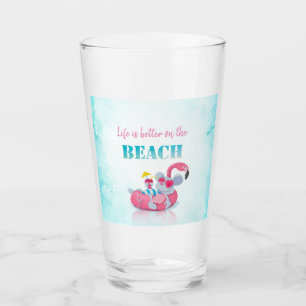 Schattige Muis  Stijlvol Strand   Glas