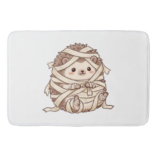 Schattige Mummie Egel Halloween Kostuum Dier Illus Badmat