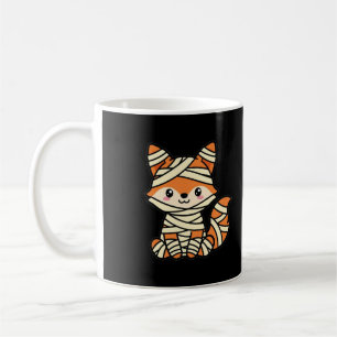 Schattige Mummie Vos Halloween Koffiemok