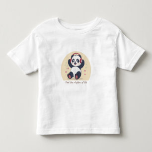 Schattige Muziek Panda Kinder Shirts
