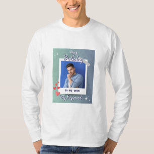 Schattige My Boyfriend Verjaardag Gift Design T-shirt