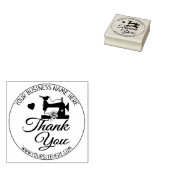 Schattige naaien dank u rubberstempel (Gestempeld)