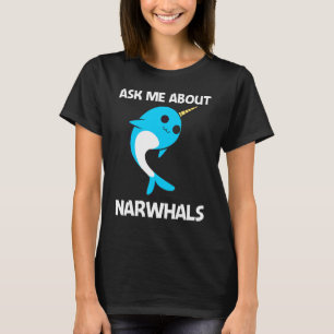 Schattige Narwalen Voor Mannen Vrouwen Narwal Narw T-shirt