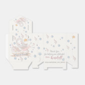 Schattige Narwhal en Zeemeermin Pastels gepersonal Bedankdoosjes (Uitgevouwen)