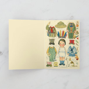 Schattige Native American Indian Art Reproduction Kaart