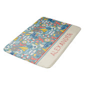 Schattige nautisch Zee leven gepersonaliseerd Badmat (Gekanteld)