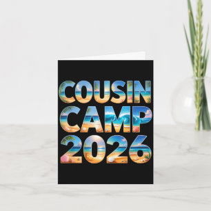 Schattige neef kamp 2026 bemanning familiereünie r kaart