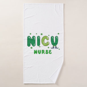 Schattige NICU verpleegkundige St. Patrick's ontwe Badhanddoek