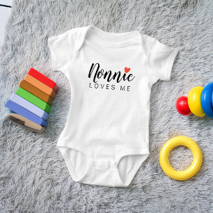Schattige Nonnie houdt van mij Romper