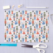 Schattige Notenkraker Ballet Pattern Christmas Tissuepapier (Craft)