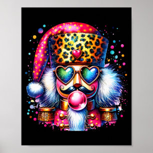 Schattige Notenkraker die Bubble Gum Blaast Nk Ker Poster