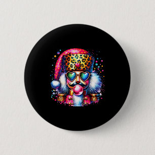 Schattige Notenkraker die Bubble Gum Blaast Nk Ker Ronde Button 5,7 Cm