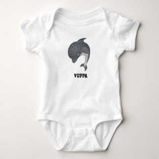 Schattige Oceaan Dolfijn Zeevaart Kust Baby Romper