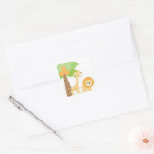 Schattige Oerwoud Dierlijke Stickers (Envelop)