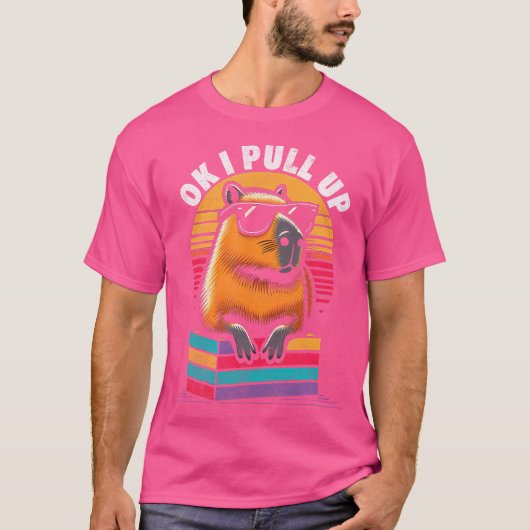 Schattige Ok ik trek Capybaras liefhebbers Funny C T-shirt (Voorkant)