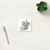 Schattige Olifant 2e Verjaardag Post-it® Notes (Kantoor)