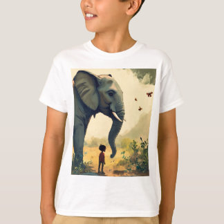 schattige olifant Cartoon T-shirt - Een genot voor