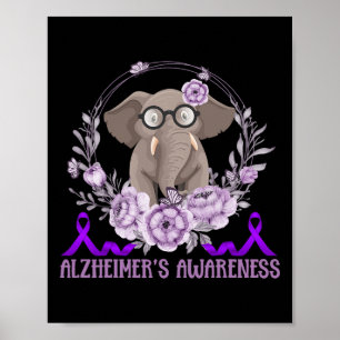 Schattige Olifant Familie Steun Heimerheimer Poster