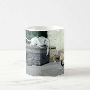 Schattige olifant koffiemok