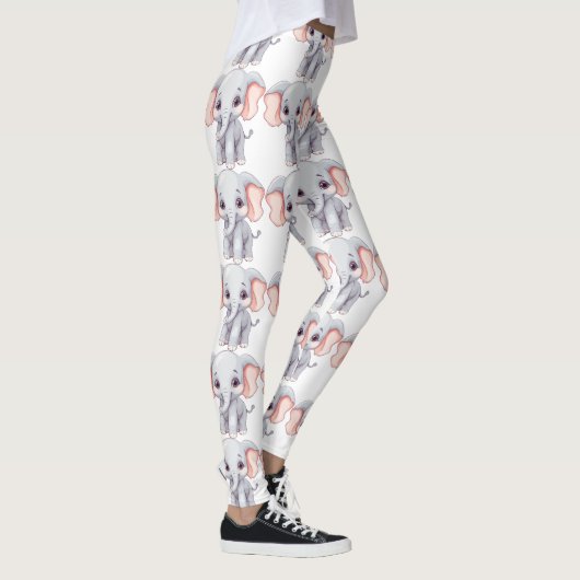 schattige olifant leggings (Rechts)