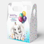 Schattige Olifant Verjaardagsfeest Bedankdoosjes (Geopend)