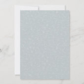 schattige olifant zittend baby shower kaart (Achterkant)