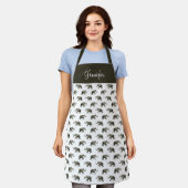 Schattige  olifantenpatroon schort (Gedragen)