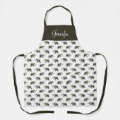 Schattige  olifantenpatroon schort (Voorkant)