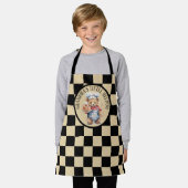 Schattige Oma's kleine helper voeg tekst toe Schort (Gedragen)