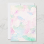 Schattige Onder het Zee Luier Raffle Ticket Kaart (Achterkant)