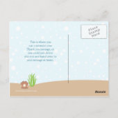 Schattige onder het Zee meisjes dank je kaart (Achterkant)