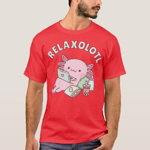 Schattige Ontspan Veel Axolotl Pun Funny T-shirt