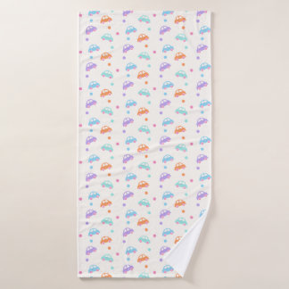 Schattige ontwerp van het voertuig badhanddoek