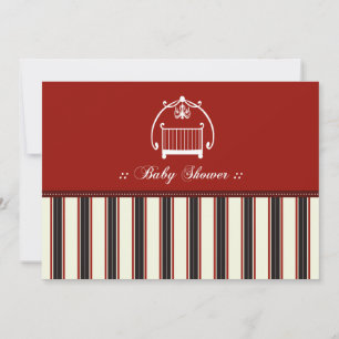 Schattige Ontwerper Baby shower Uitnodiging : 15