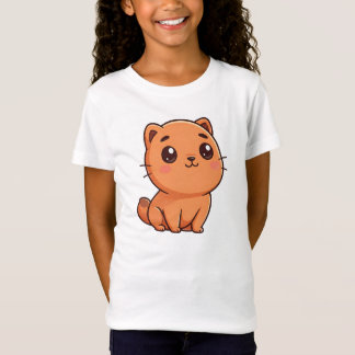 Schattige Oranje kitten T-shirt