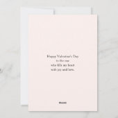 Schattige Oranje Vossen Verliefd met Valentijn Feestdagenkaart (Achterkant)