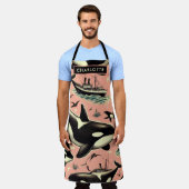 Schattige  orkapatroon schort (Gedragen)