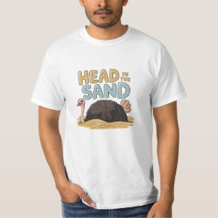 Schattige Ostrich Graphics voor Wildlife Fans T-shirt