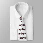 Schattige Otter Design voor Dierenliefhebbers Stropdas (Gebonden)