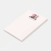 Schattige Otter Paar in Liefde Valentijnsdag Post-it® Notes (Schuin)