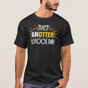 Schattige Otter Shirt Funny School University Stud
