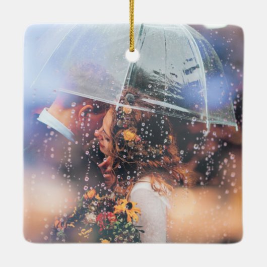 Schattige Otter woordspeling Keramisch Ornament (Achterkant)