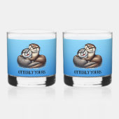 Schattige: Ottering Yours Always en Furever Whisky Glas (Voorkant)