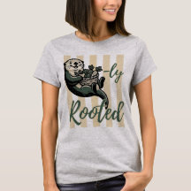 Schattige "Otterly Rooted" Tuinbouw Punt
